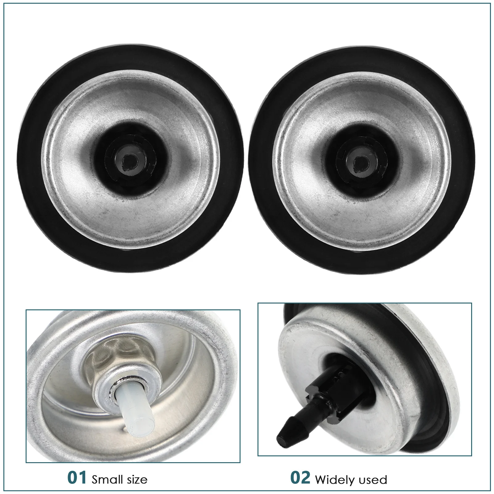 Boquillas de pintura en aerosol para latas, válvula de Aerosol de acero inoxidable para tinta, línea de impresora 3D, reemplazo de válvula invertida de pulverización de flujo, 20 piezas