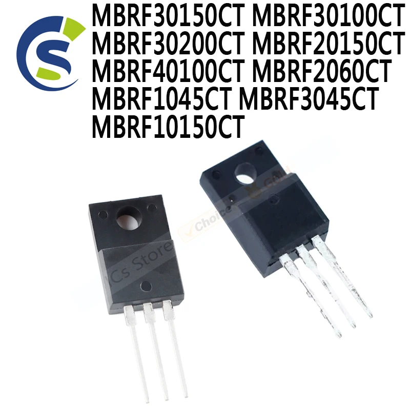 10PCS TO-220F MBRF30150CT MBRF30100CT MBRF30200CT MBRF20150CT MBRF40100CT MBRF2060CT MBRF1045CT MBRF3045CT MBRF10150CT