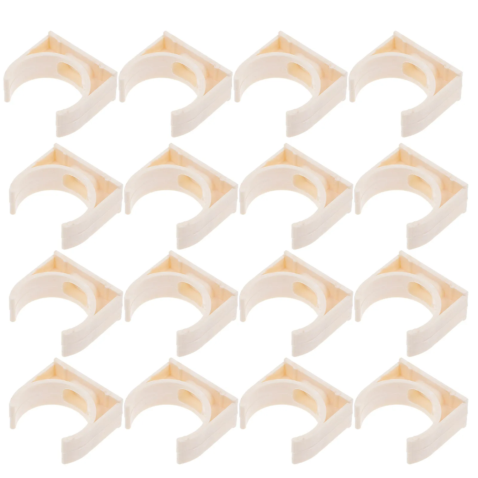 

40 шт. пластиковых зажимов для труб 25 мм, ПВХ-хомуты для водопроводных и электротехнических труб, крепление, держатель, опорный кронштейн