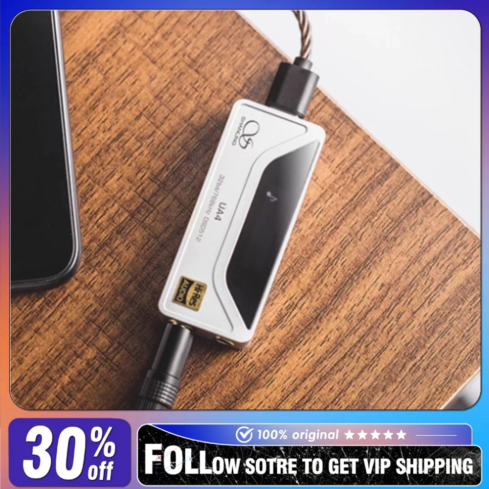 

Shanling UA4 Portable Headphone Amplifier HIFI ES9069Q DAC 768kHz/32bit DSD512 Dual TR6863 Chip 3.5mm 4.4mm Custom Mini Decoder