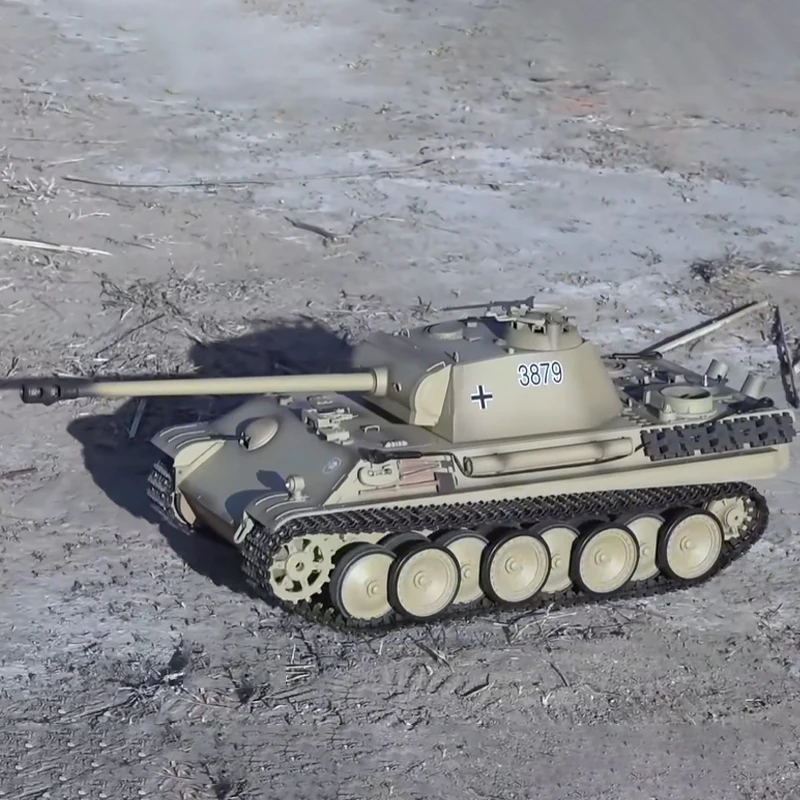 Henglong 1/16 3879 German Leopard G Type Remote-Controlled Main Battle Tank Infrared Combat Simulation Military Model Boy Toy