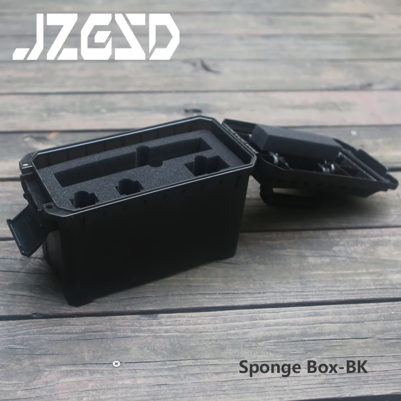 Ammo Storage Box Tactical Lightweight Sealed Safety Equipment Storage Box Outdoors ABS Plastic Waterproof Toolbox