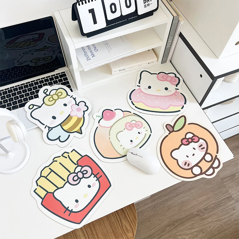 Sanrio Hello Kitty Pochacco Mouse Pads Cartoon Animate Irregular Waterproof Desk Pad Mouse Mat For Desktop Laptop PC Computer