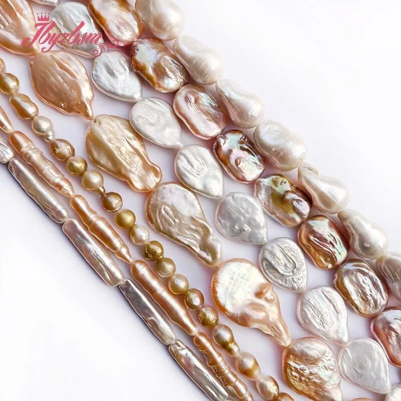 

Natural Stone Freshwater Pearl Beads For Necklace Bracelet Spacer Strand 15 Inch DIY Jewelry Making Beads Free shipping