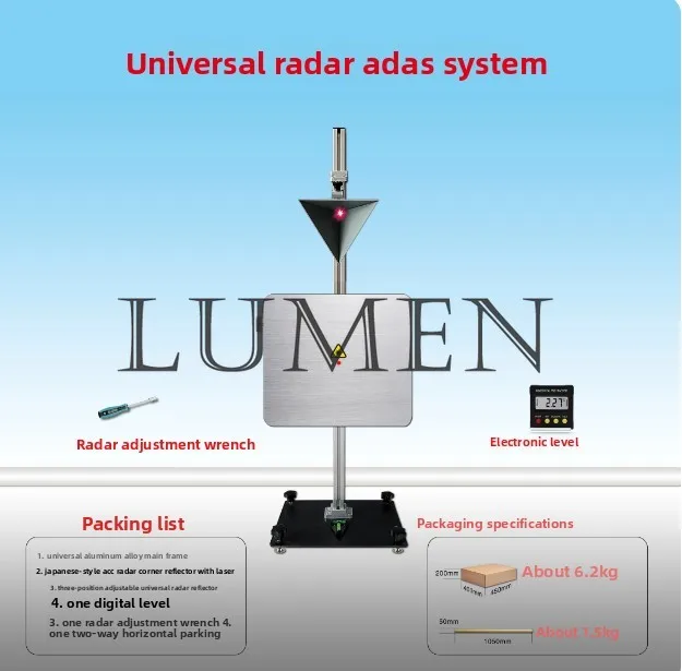 Radar Corner Reflector ACC Calibration Tool for Honda Toyota Lane Change Assist Radar Alignment Device