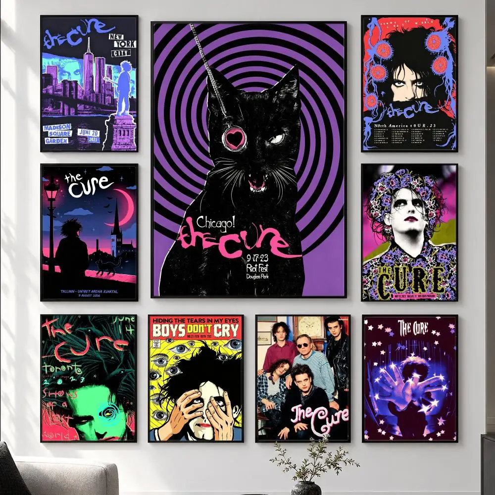 band The Cure Poster  HD Poster Simple Home Decoration Suitable for Living Room Bedroom Corridor Gift Giving