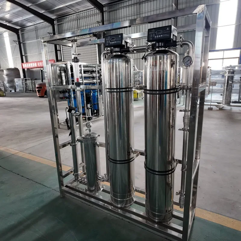 for SS Water Purification Equipment Quartz Sand Carbon Filter UV Sterilizer Pump 1 Year Warranty 2000L Hour Well River Ground