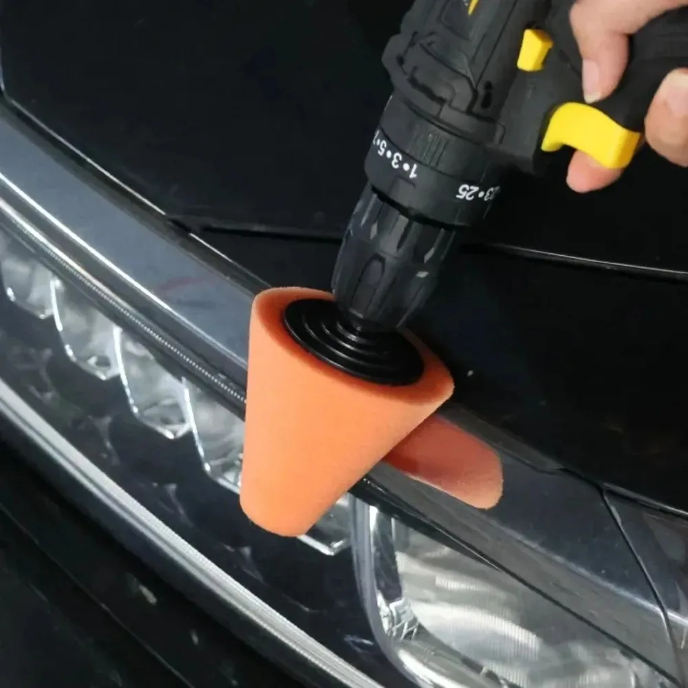 Automotive Car Hub Polishing Sponge Grinding Head Kit Wheel Hub Beauty Waxing Mold Cleaning Accessories for Automotive