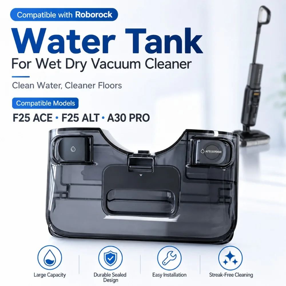 For Roborock F25 ACE/F25 ALT/F25 Combo/A30 Pro/A30 Pro Combo/A30 Pro CE Clean Water Tank Replacement Vacuum Accessories