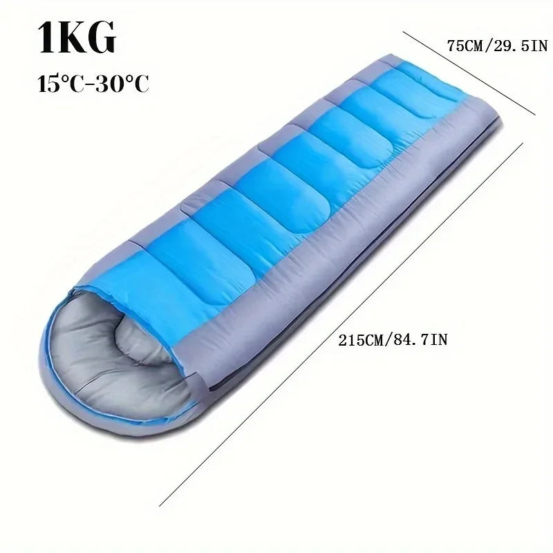 Portable camping sleeping bag, ultra light, waterproof, all season warm sleeping bag, hiking compression sleeping bag