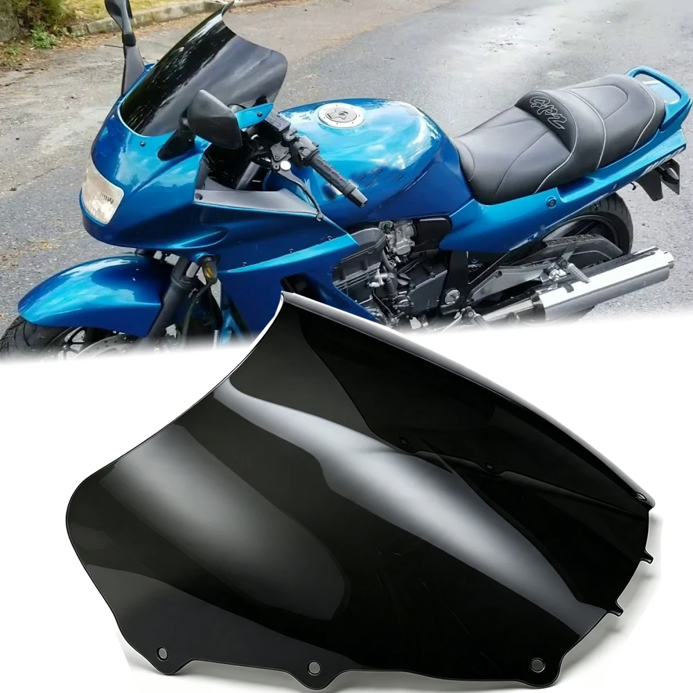 GPZ 1100 Windscreen For Kawasaki GPZ1100 ZX1100 E1-E5 1995-1999 ZX1100E Windshield Motorcycle Accessories Glass Wind Deflectors