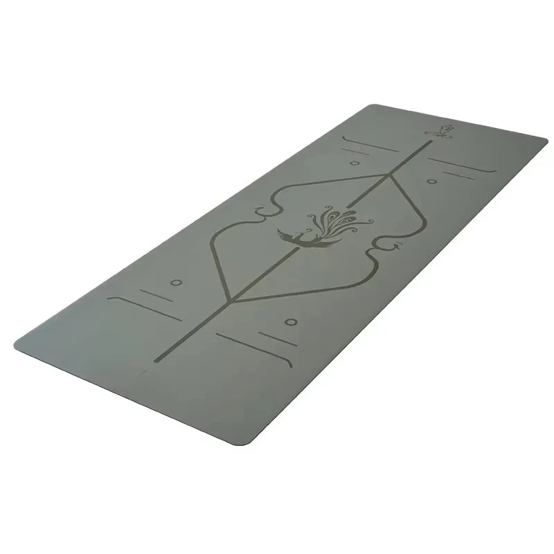 

Top Quality Professional Non-Slip Yoga Mat for Women Home Fitness Silent Floor Shock-Absorbing Yoga Mat PU Rubber