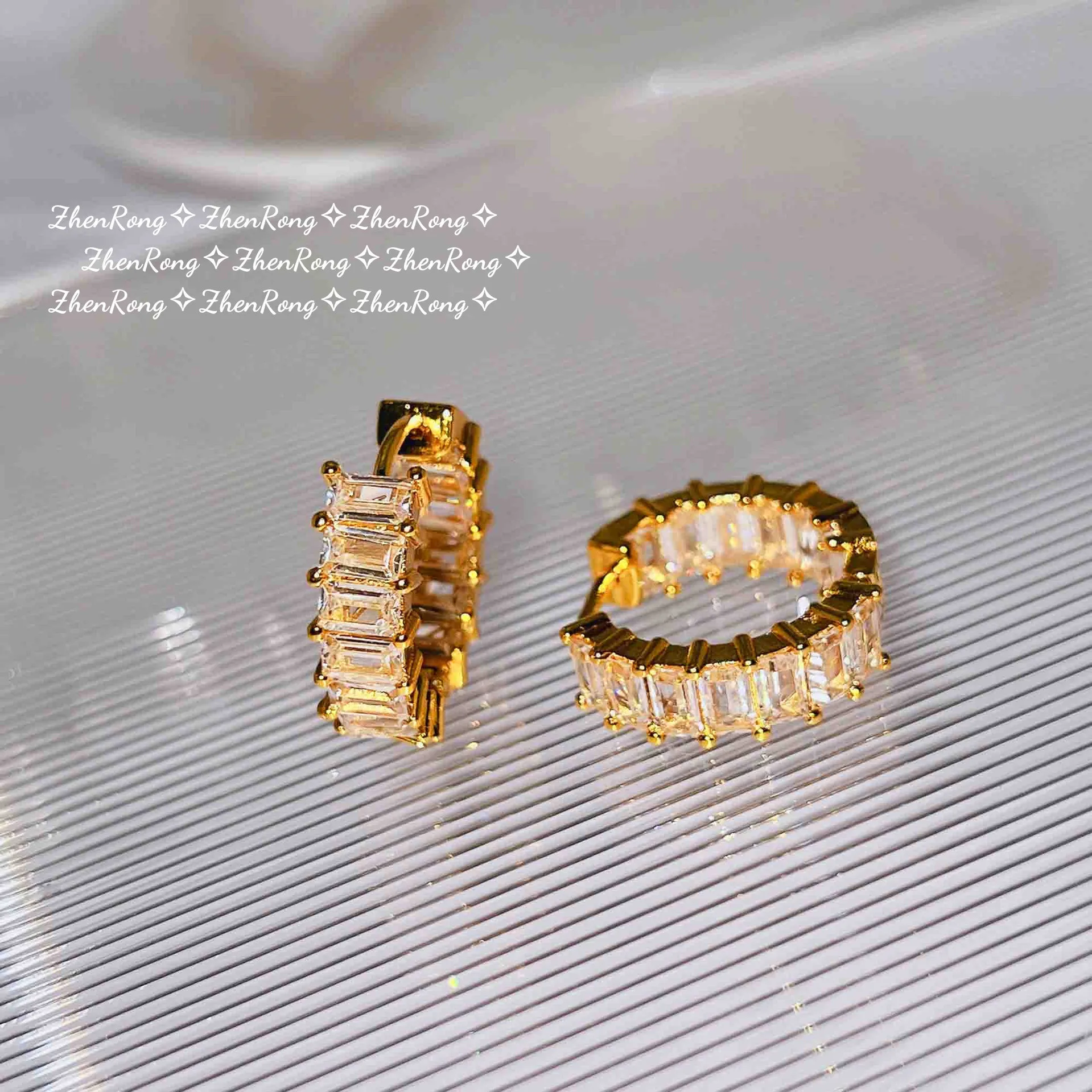 S925 Sterling Silver Stud Earrings Temperament Simple Zircon Inlaid Cold Wind Light Luxury Micro Ear Buckles For Office Ladies