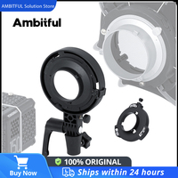 Ambitful MB01 MB02 Mini Mount to Bowens Mount Adapter Quick Set-up for YONGNUO YN150 IFOOTAGE 60/130 NANLITE Forza 60 Softbox
