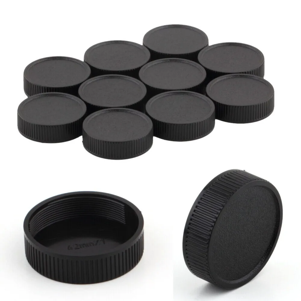 New 42mm Rear Len Cap M42 Plastic Len Cover Anti-dust Screw Dust Cover