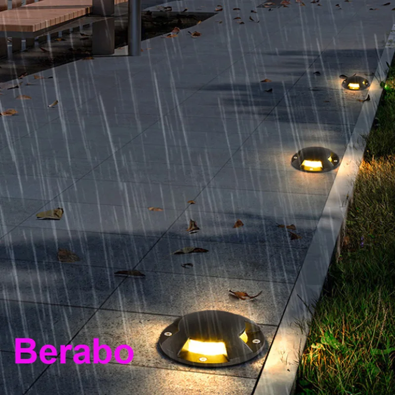 3W 6W 10W LED Garten Licht IP67 AC110V 220V DC12V Strahler Outdoor Einbau Unterirdischen Lampe boden Landschaft Beleuchtung – Detail 20