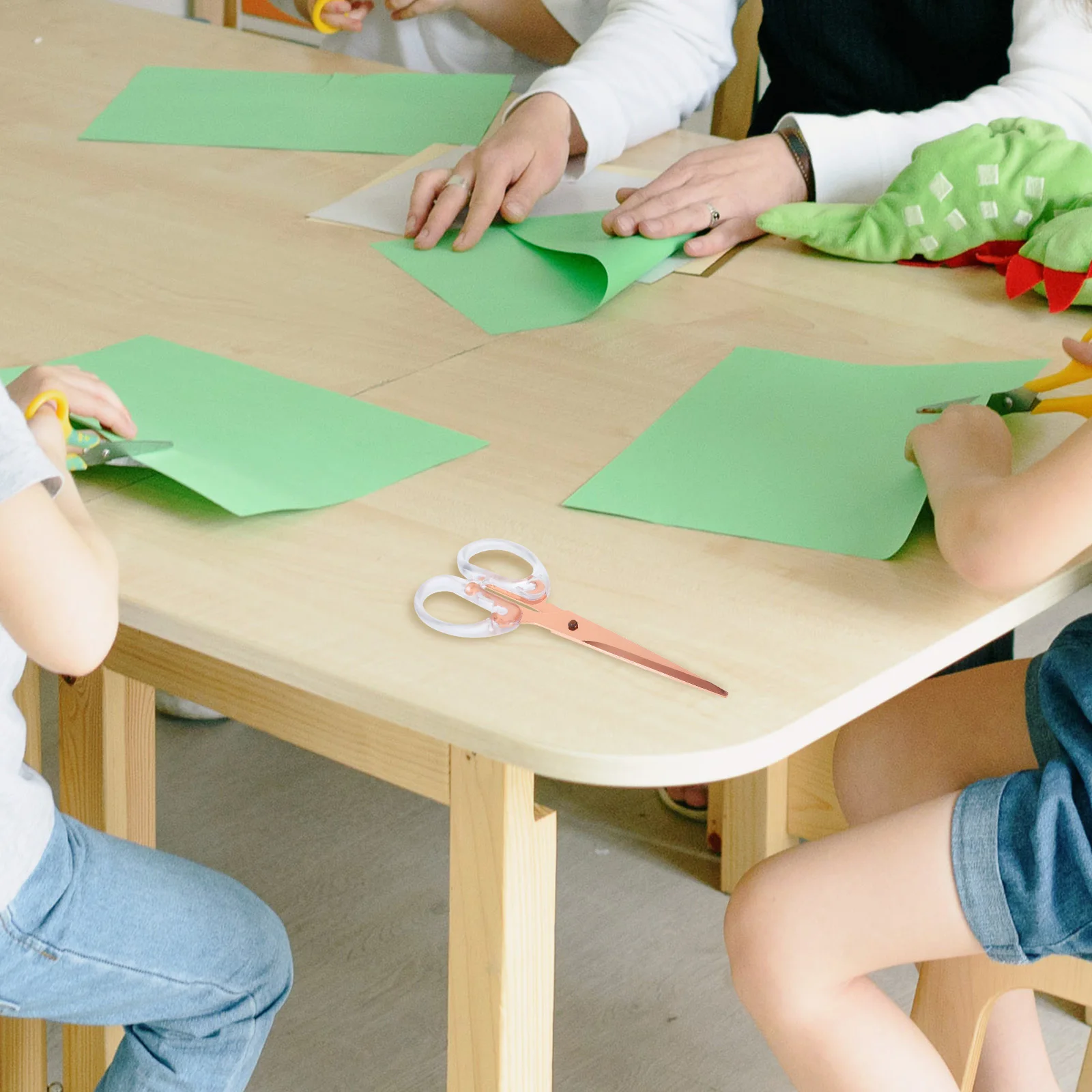 Paper Scissors Small Craft Scissors for Students Safety Office Use Scrapbooking DIY Art Projects High Precision Detail