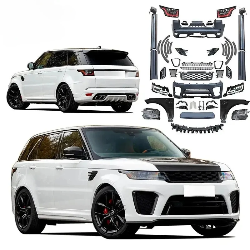 Newest Facelift Conversion Body Kit For Range Rover Sport L494 2014-2017 Upgrade To 2020 Svr Style