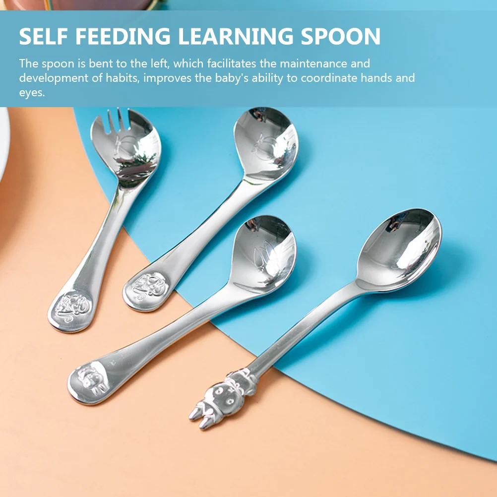 Elleboog Lepel Training Servies Voor Baby Baby Eten Scoop Feeder Bestek Voeden Zelflerende Gebruiksvoorwerp Bestek