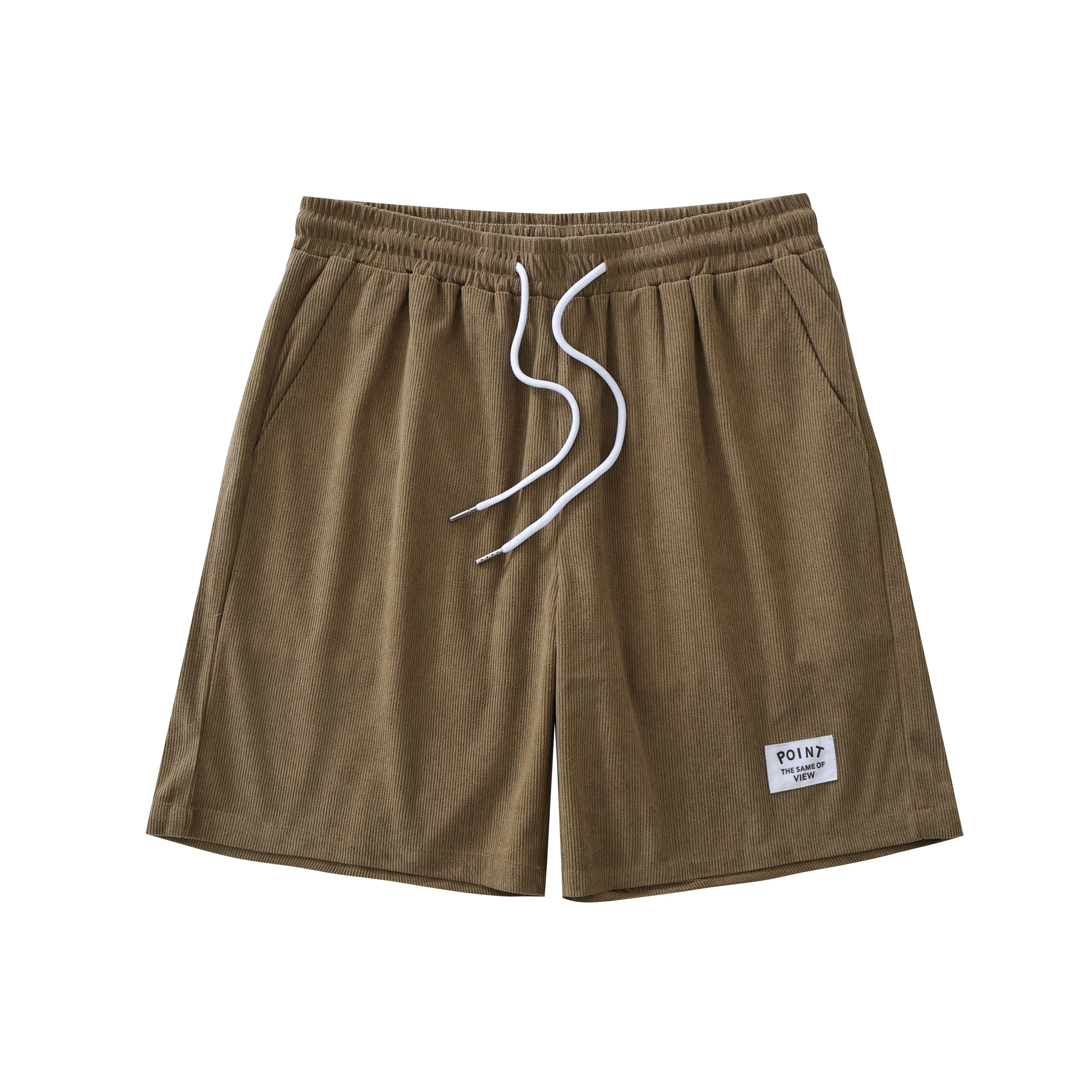 Summer Men Corduroy Shorts Casual Lightweight Loose fit Men's Beach Board Shorts Short Pants Trousers