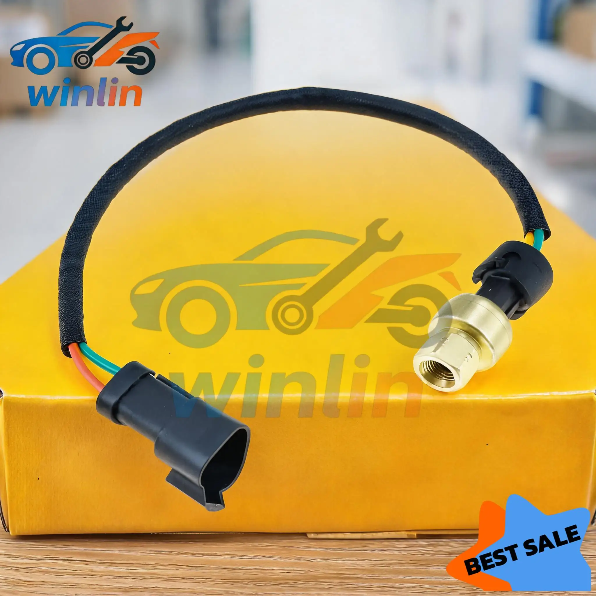 OEM 194-6723 1946723 Pressure Sensor for Caterpillar E3126/E3126B/E322C/E325C/E570B/E580B/E953C/E963C