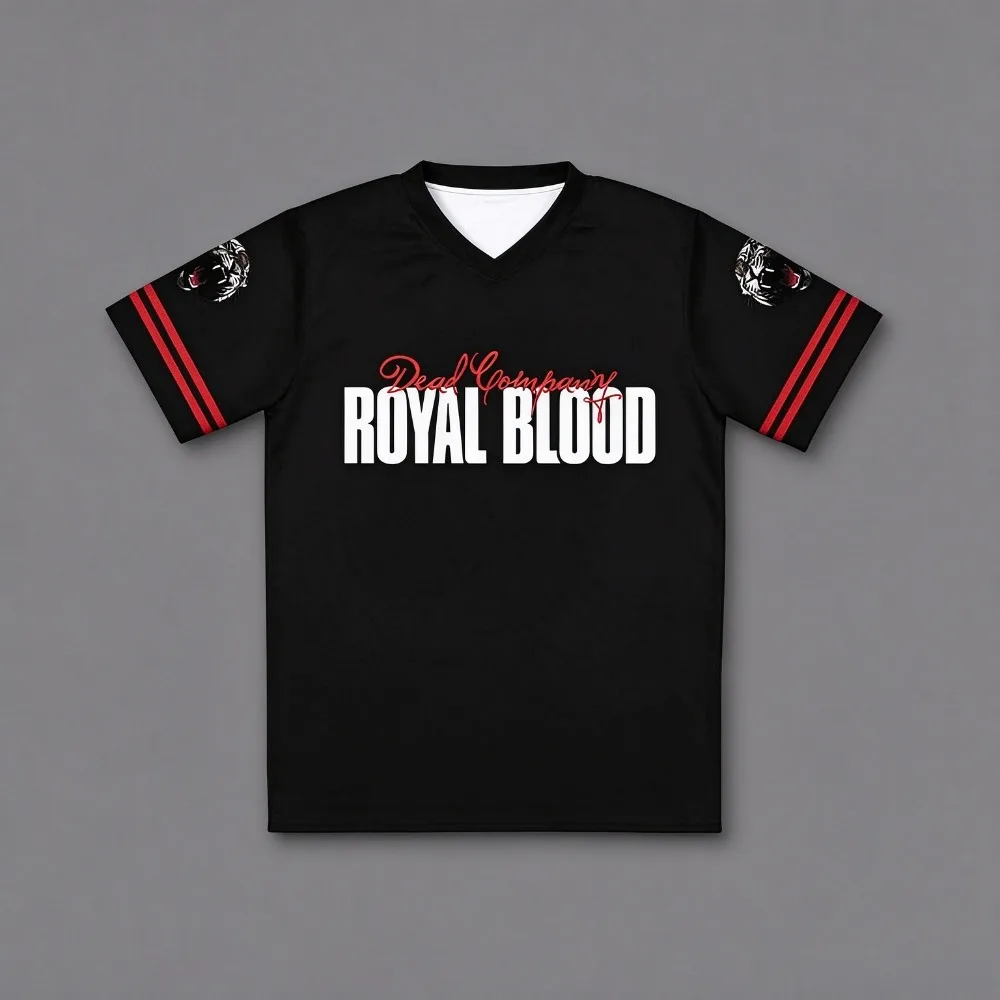 New Royal Blood Dead Company Jersey Vintage Hard Rock Music Fan Streetwear Tiger Graph Comfortable Streetwear Fashion T-shirt