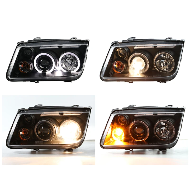DRL Lampada Auto OEM Auto Testa Luce Modificare Semi-assemblaggio LED Faro Allo Xeno per VW Bora 1999 2000 2001 2002 2003 2004 2005