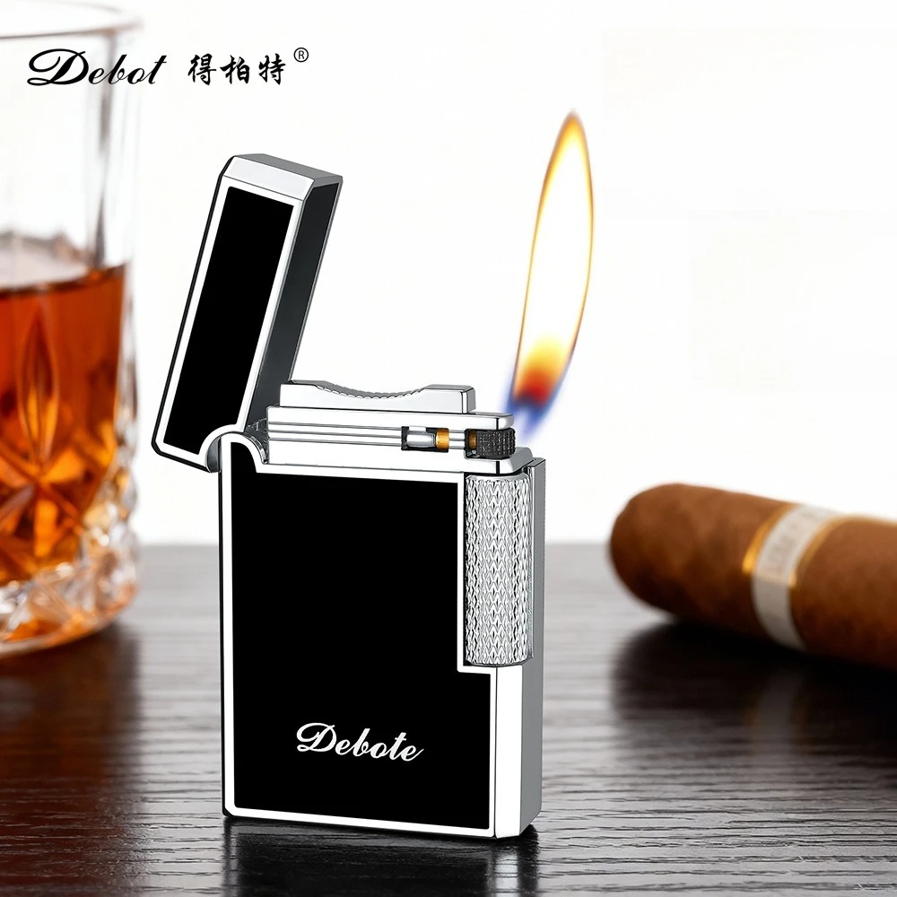 New Personalized Metal Loud Sound Gas Lighter, Side-sliding High-end Business Gift Lighter, A Holiday Gift for Your Boyfriend