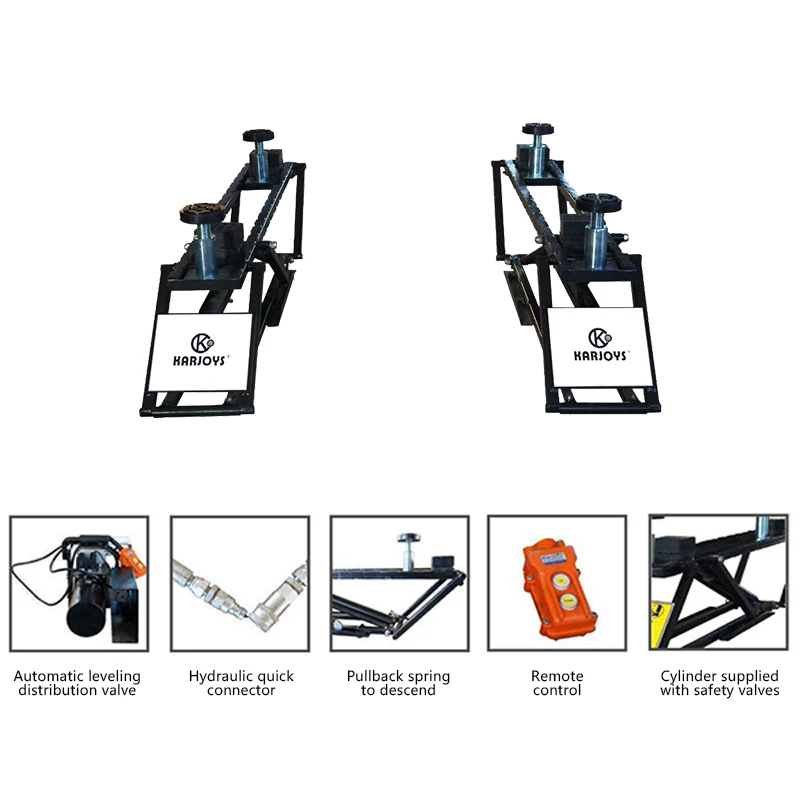 Small Quick Lift 2800kg Portable Mobile Auto Car Lift