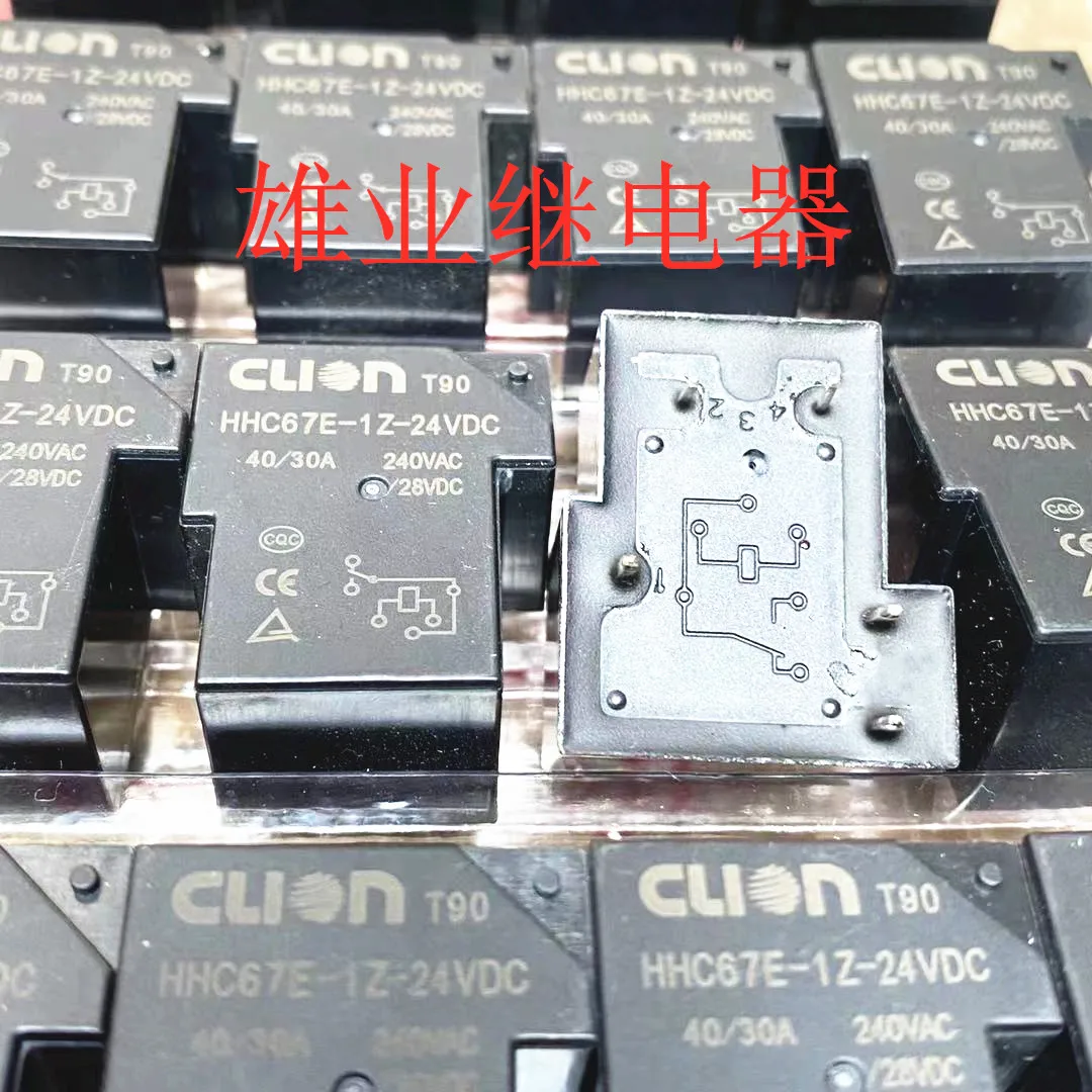 （5PCS/LOT） HHC67E-1Z-24VDC T90 24V 5 40A