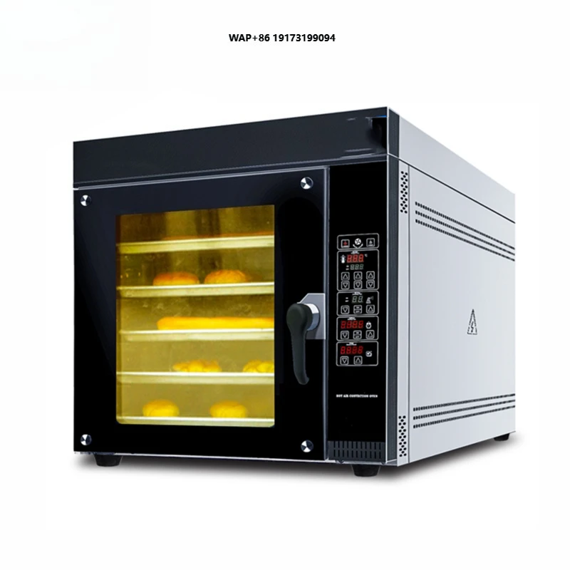 Commercial 5-Tray Gas & Electric Convection Oven Small & Cheap Wholesale Price for Bakery Baking Equipment