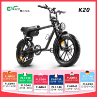 CMACEWHEEL K20 Electric bicycle 20“ Fat Tire E-bike 48V 17Ah Battery 7-Speed E Mountain Bike Men & Women Torque 70Nm