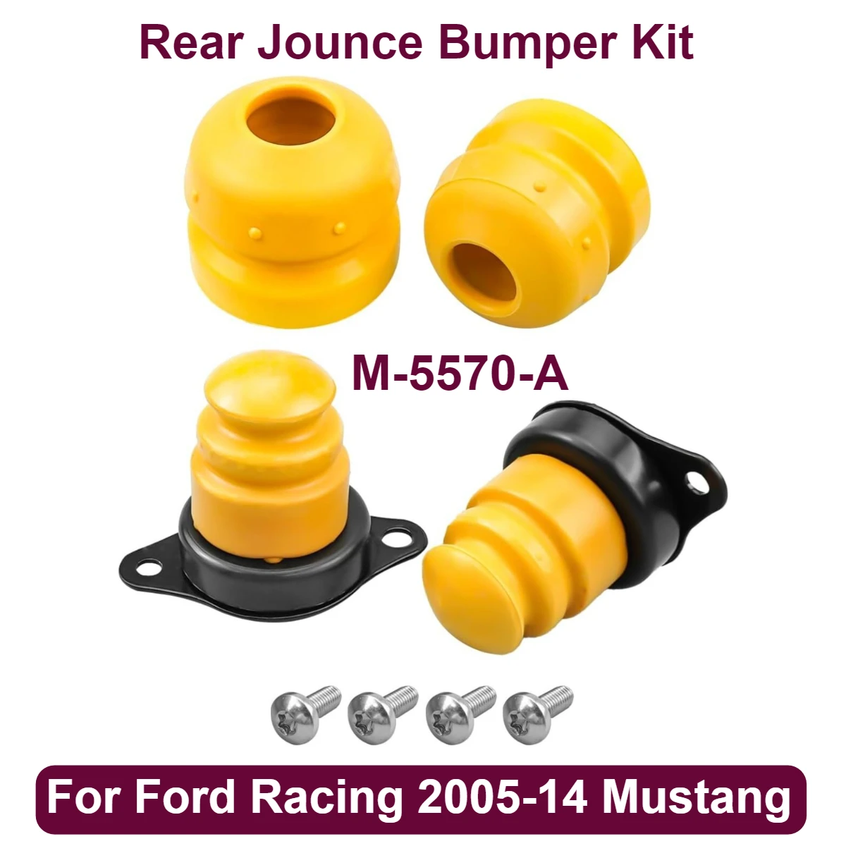 

For Ford Racing 2005-14 Mustang Jounce Jounce Bumper Kit Rear Bump M-5570-A New
