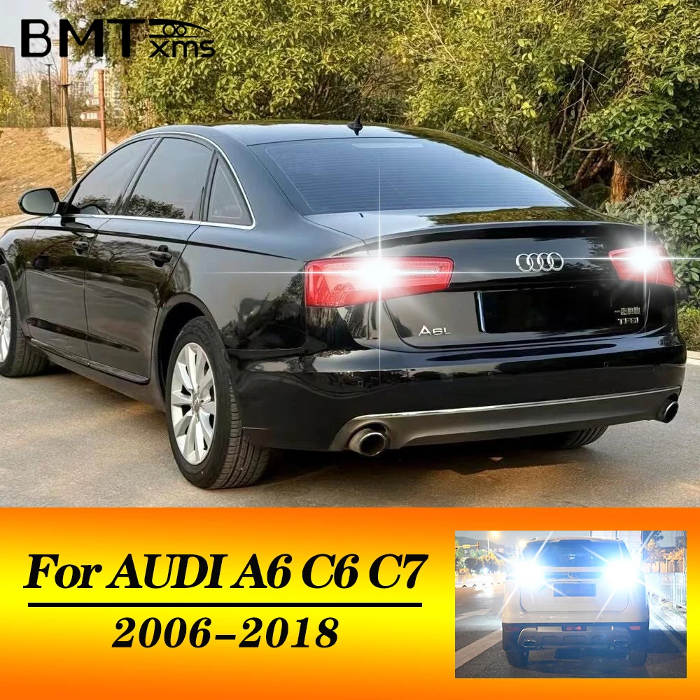 

BMTxms 2 шт. T15 W16W светодиодный резервный фонарь заднего хода Canbus для Audi A6 C6 C7 2006-2018 2008 2009 2010 2011 2012 2013 2014 2016 2017