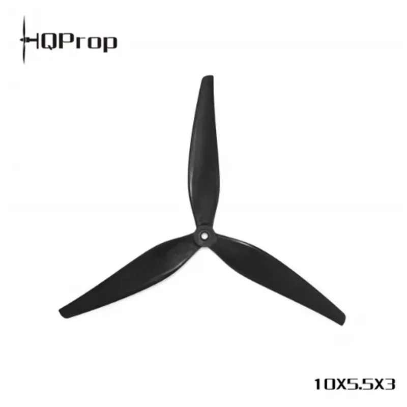 HQ MacroQuad Prop 10X5.5X3 Black-Glass Fiber Reinforced Nylon Propeller for FPV RC Drone