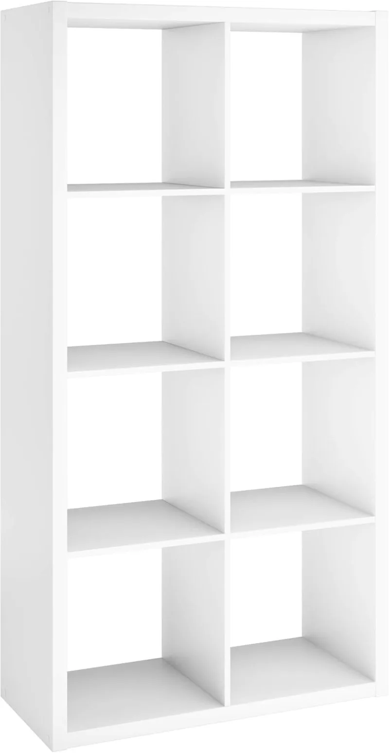 

8 Cube Storage Shelving Unit, White