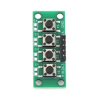 Liludin 1x4 4 bouton de clé indépendant clavier Module Mcu pour Arduino étudiant classe conception remise des diplômes expérience de projet 1