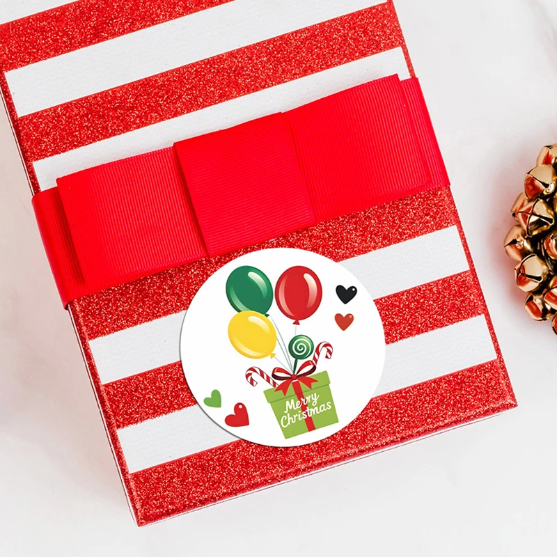 500 шт., наклейки на Рождество