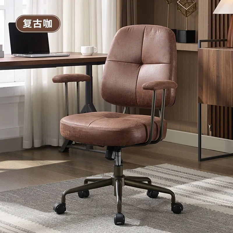 TTT Study computer chair home comfort office swivel chair bedroom study desk chair comfort