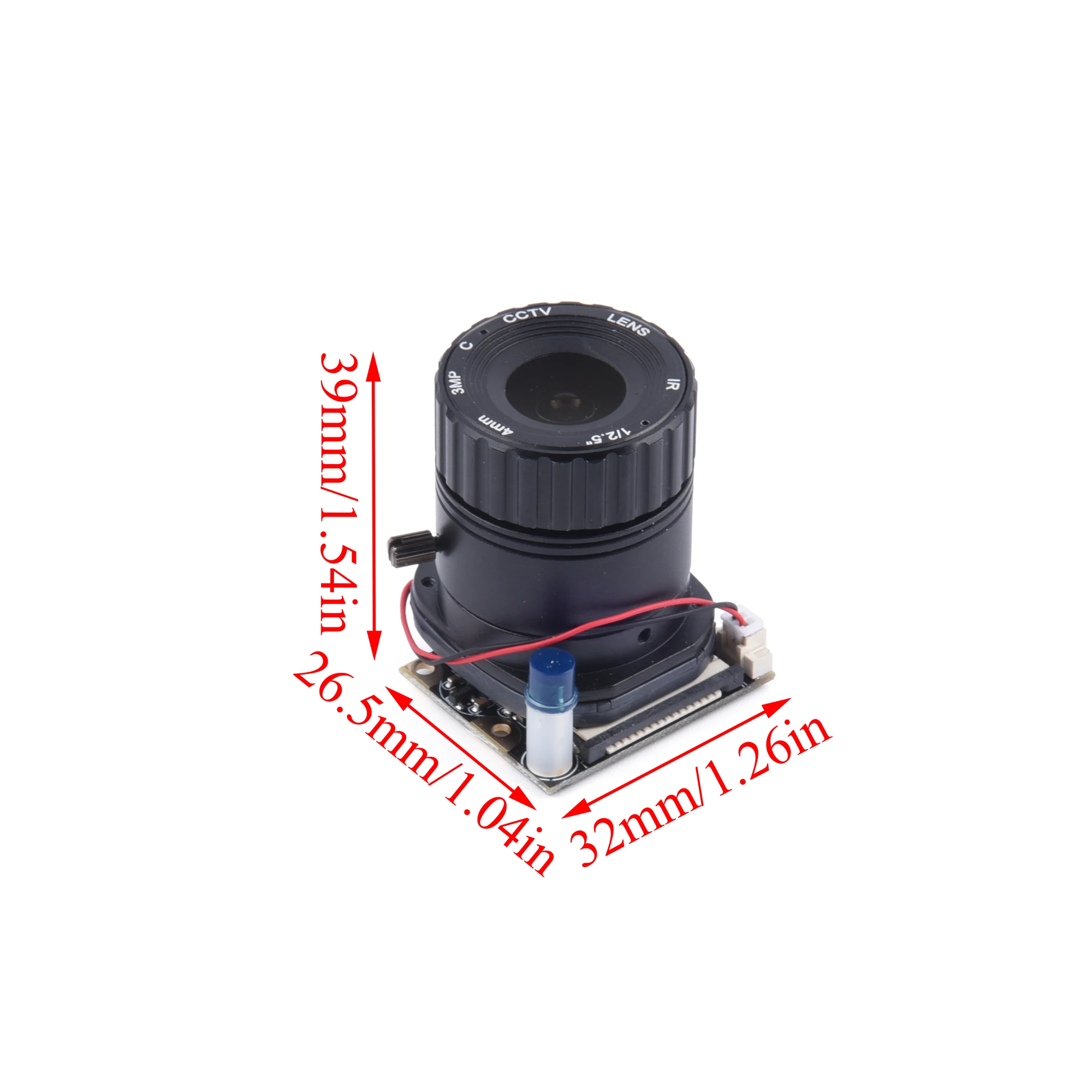 Raspberry Pi Auto Switch Day/Night Vision Camera Module 65° 5MP Webcam With Sensor LED Light For Raspberry Pi 4B/3B+/3B/Zero W