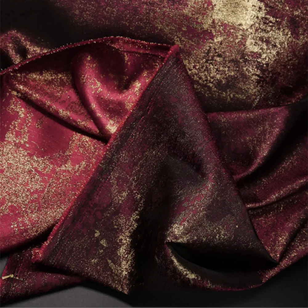 

Двусторонняя парчовая жаккардовая ткань с конским лицом, юбка Ханфу, куртка, дизайн одежды, оптовая продажа, ткань на метр для шитья своими руками