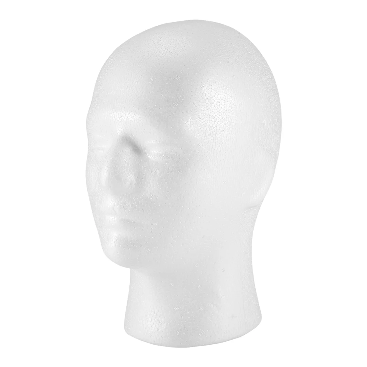 1x Mannelijke Vrouwelijke Schuim Mannequin Mannequin Hoofd Stand Model Pruik Hoed Display, #2