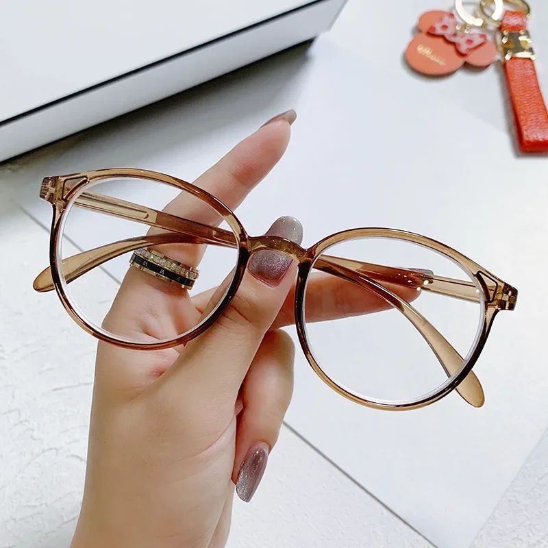 

Fashion Myopia Glasses for Women Men Optical Spectacles Vision Care Eyeglasses Round Frame Eyewear Womens' Fashion -1.0~-4.5