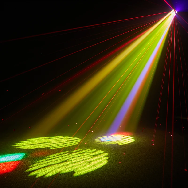 Feestverlichting Discobal Laserstraal Podiumeffecten Flash Spraakbesturing voor DJ Party Bars Shows en verjaardagen