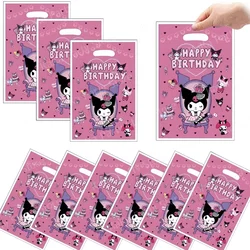 10/20/30 Pcs Handbag Candy Bags Kuromi Birthday Party Decoration Kids Gift Packing Bag Birthday Baby Shower Girl Party Supplies