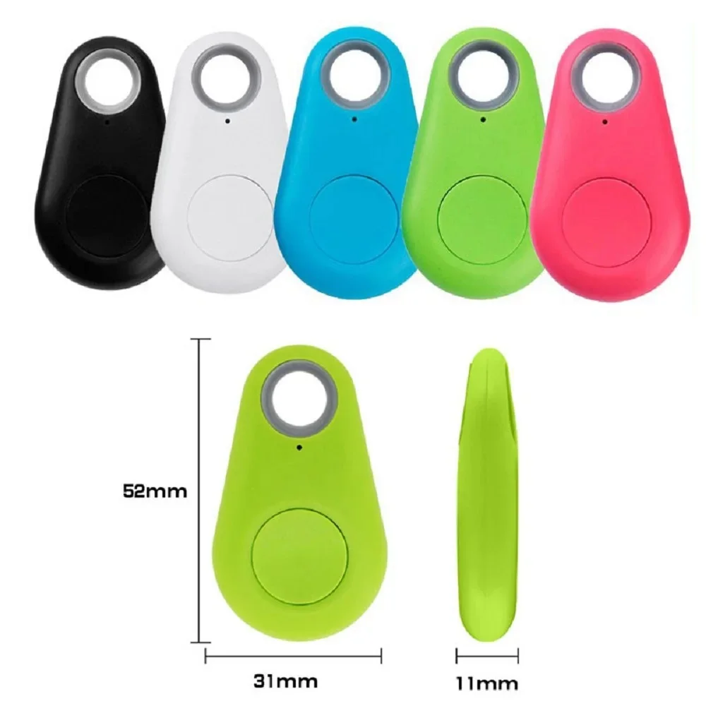 Mini Fashion Smart Dog Pets Bluetooth 4.0 GPS Tracker Anti-lost Alarm Tag Wireless Child Bag Wallet Key Finder Locator