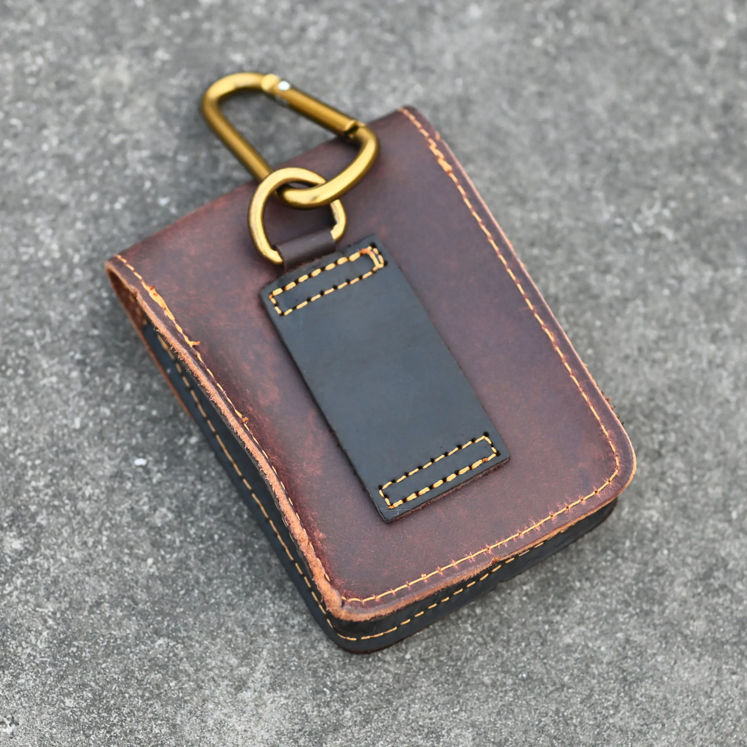 디자이너 미니 가죽 벨트 백 퍼스 허리 팩 남성 담배 가죽 허리 백 접이식 안경 가방