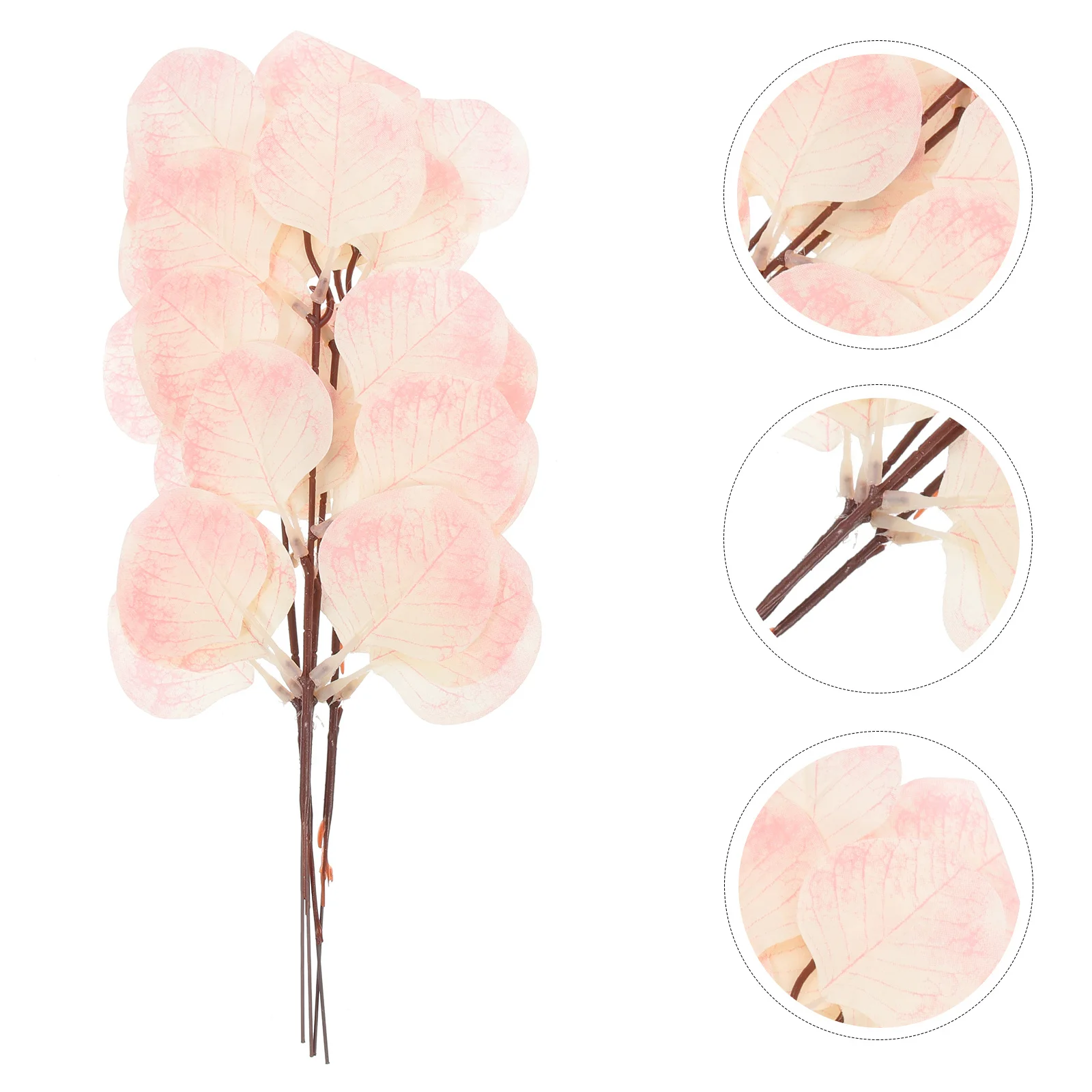 

4pcs Large Leaf Eucalyptus Decor Artificial Greenery Stems For Wedding Centerpiece Home Office Party Decorative Branches
