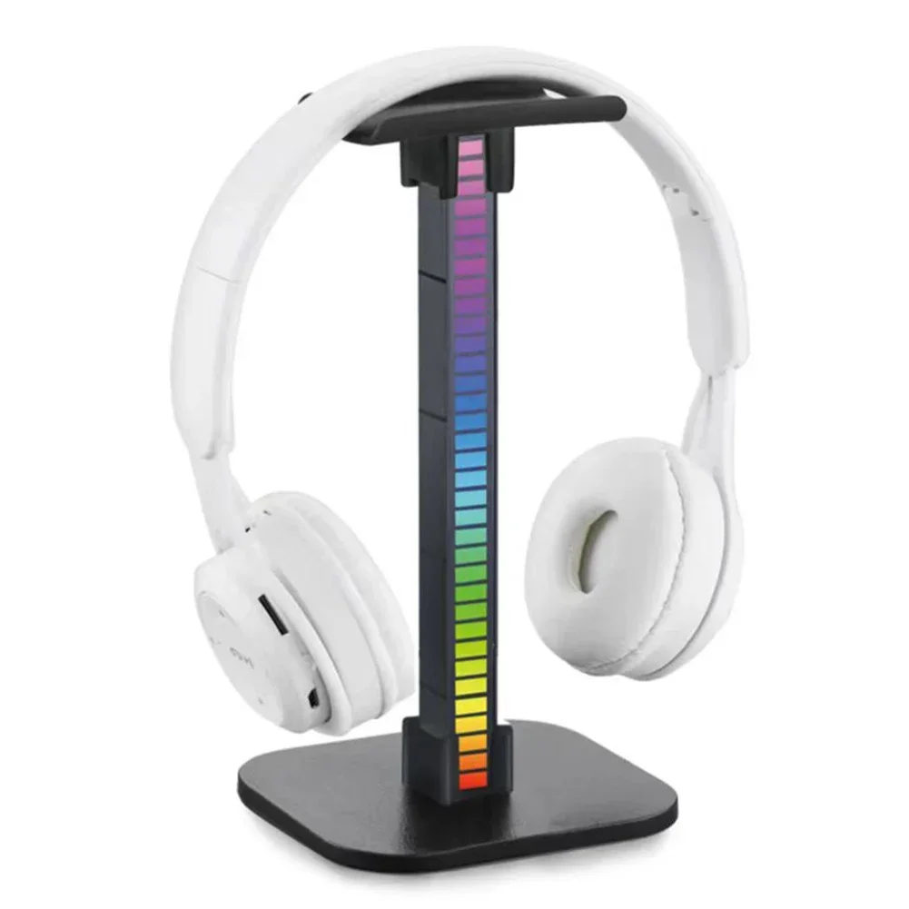 

RGB Gaming Headphone Stand with USB Ports Headphone Holder Touch Control Light Desktop Gaming Headset Holder Earphone Hanger