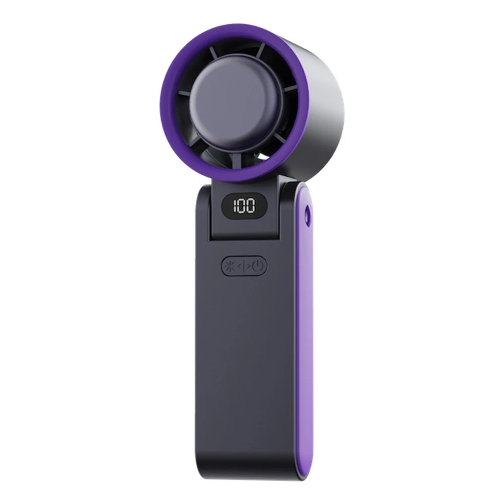 Lightweight Handheld Cooling Fan with Ice Cooling Function 3600mAh Battery and Adjustable Speeds for Instant Relief